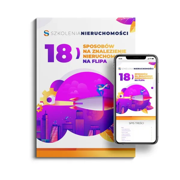 18 sposobów na znalezienie nieruchomości na flipa - okładka 18 sposobów na znalezienie nieruchomości na flipa