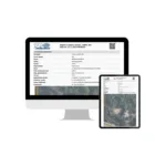 E-mapa - raport z działki